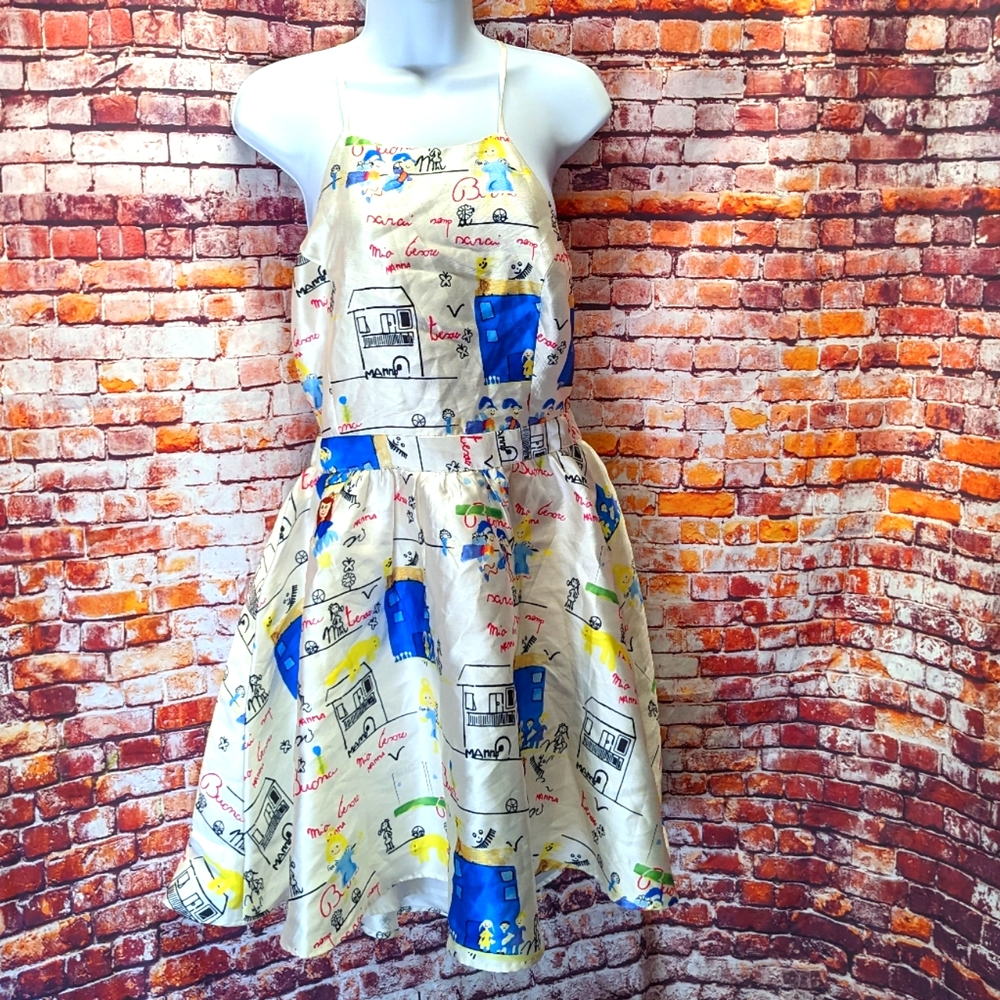 Fun Dress w/ children drawings print